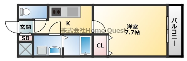 フジパレス光南町Ⅱ番館の物件間取画像